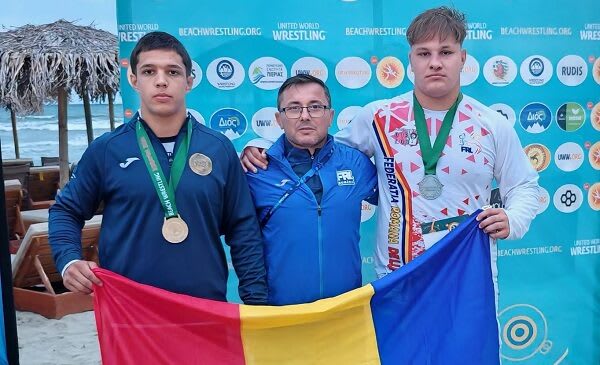 Brian Techerean devine vicecampion mondial U20 la lupte pe plajă
