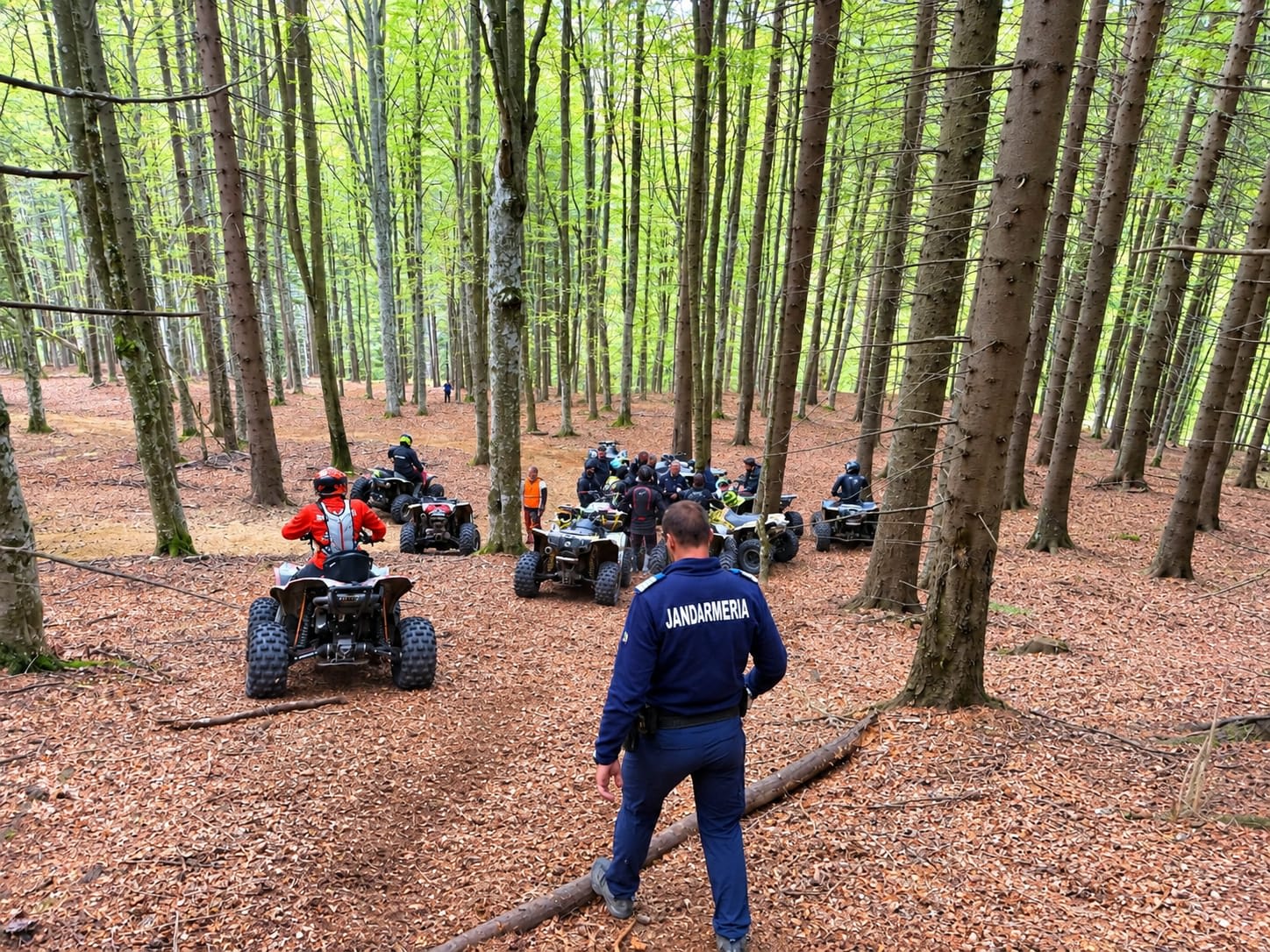 Jandarmii prahoveni au aplicat 19 amenzi pentru ATV-uri în Valea Doftanei