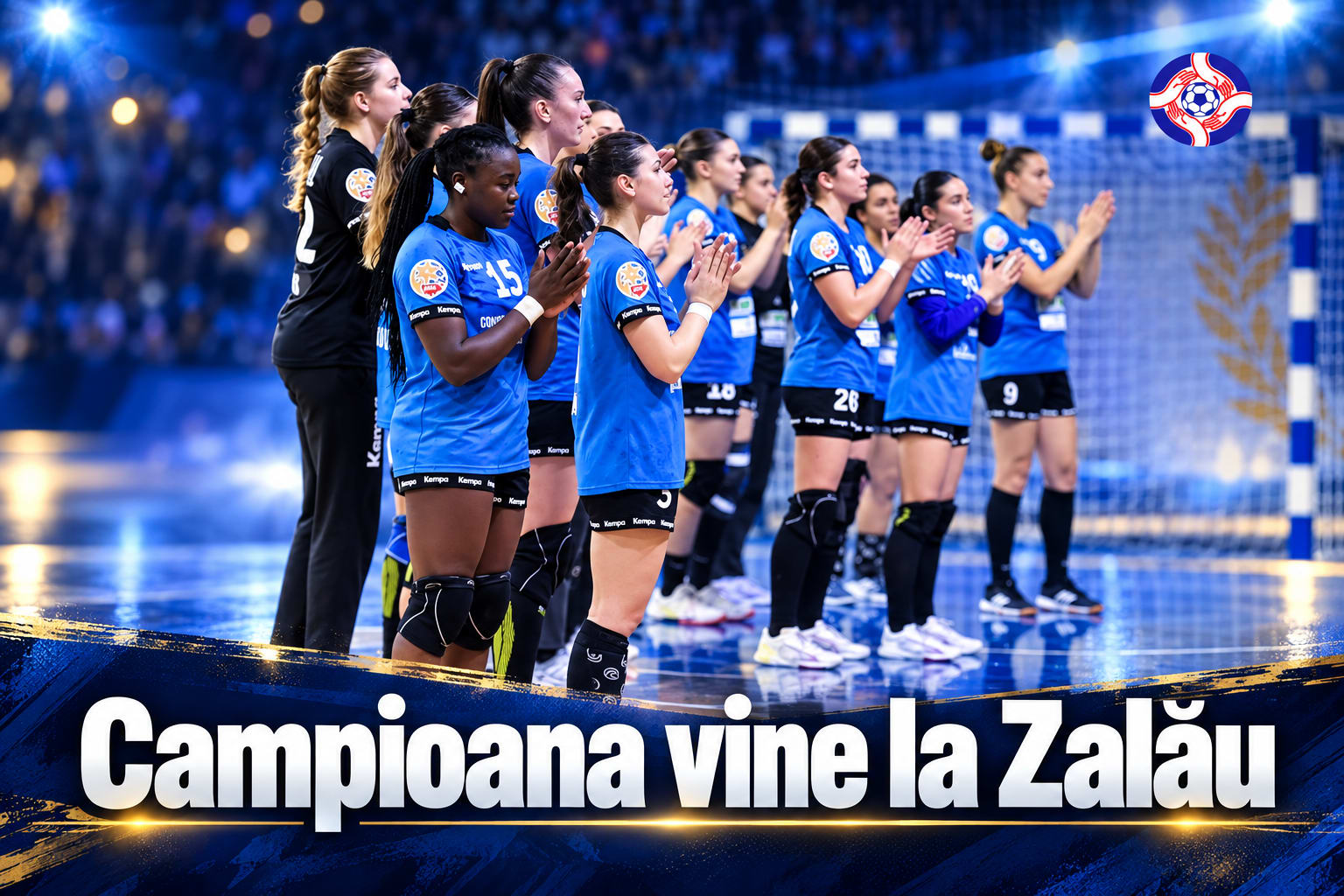 Campioana României va juca miercuri la Zalău cu HC Zalău
