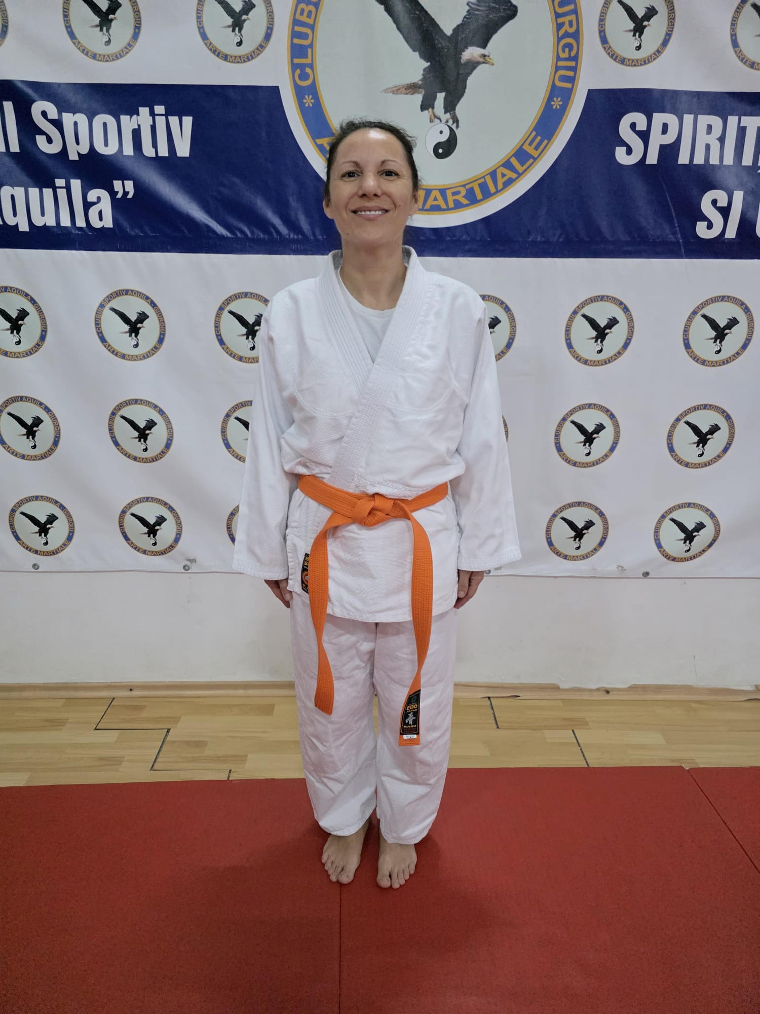 Florentina Popescu, medic și karateka, a participat la Campionatul Balcanic cu copiii săi