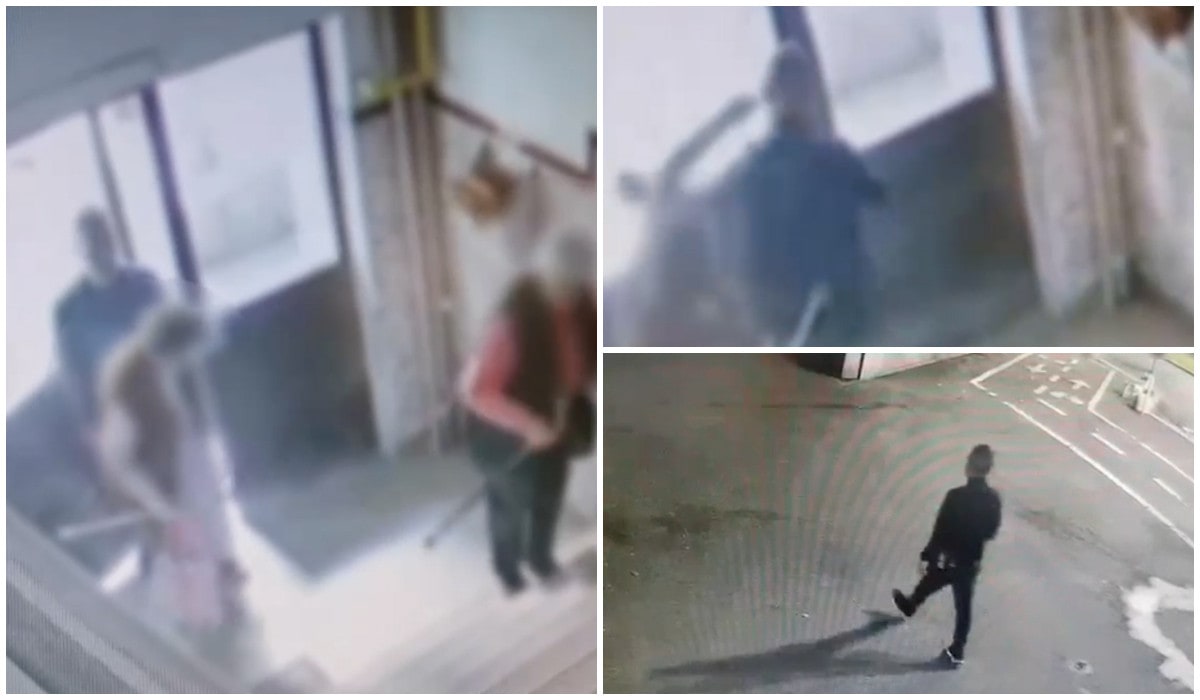 Un bărbat a tâlhărit două femei în scara unui bloc din București