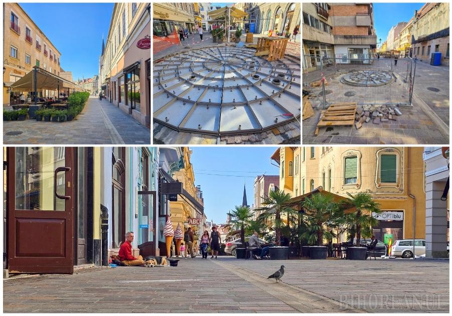 Lucrările de pe Corso-ul orădean sunt finalizate în proporție de 98%