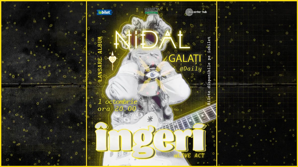 Artist pe scenă în timpul concertului la Galați, cu public restrâns Artist pe scenă în timpul concertului la Galați, cu public restrâns
