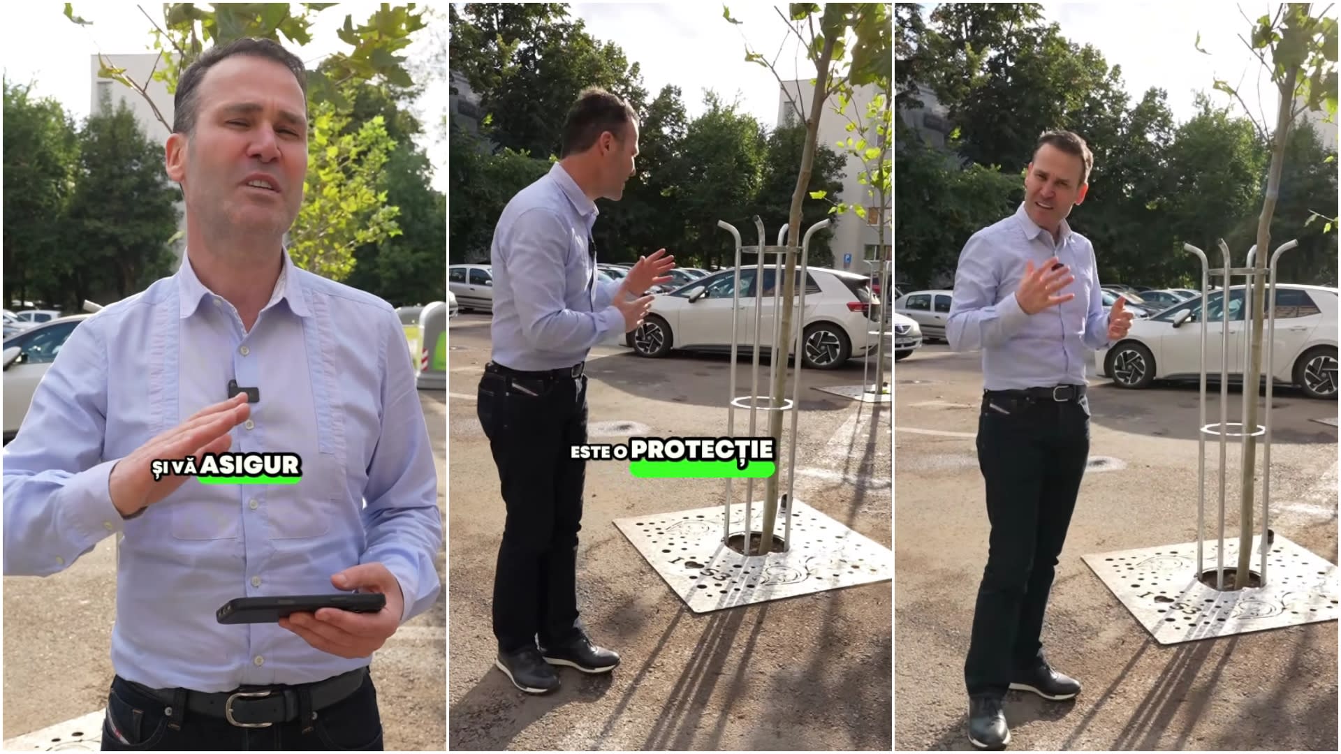 Dl. Negoiță explică costurile plantării copacilor în Sectorul 3