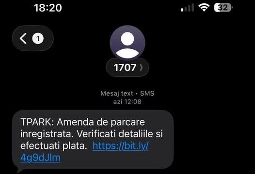 mesaj SMS fraudulos, avertizare online, link periculos mesaj SMS fraudulos, avertizare online, link periculos