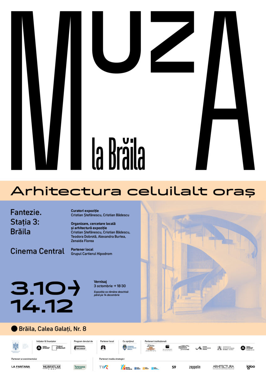 MuzA aduce în prim-plan arhitectura civică a Brăilei din anii ’60–’80