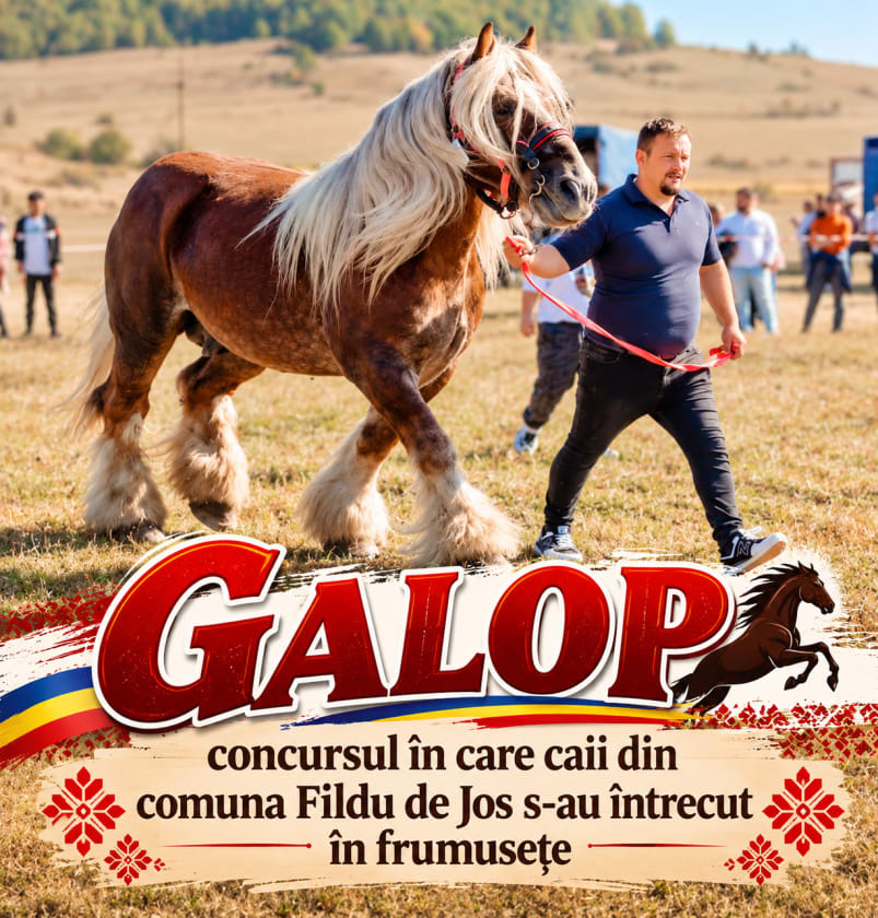 GALOP, concursul de frumusețe al cailor din comuna Fildu de Jos