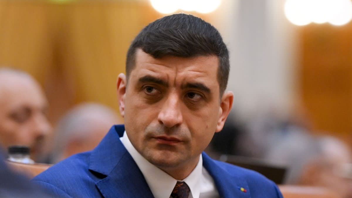 George Simion în discurs parlamentar, acuzând presiuni