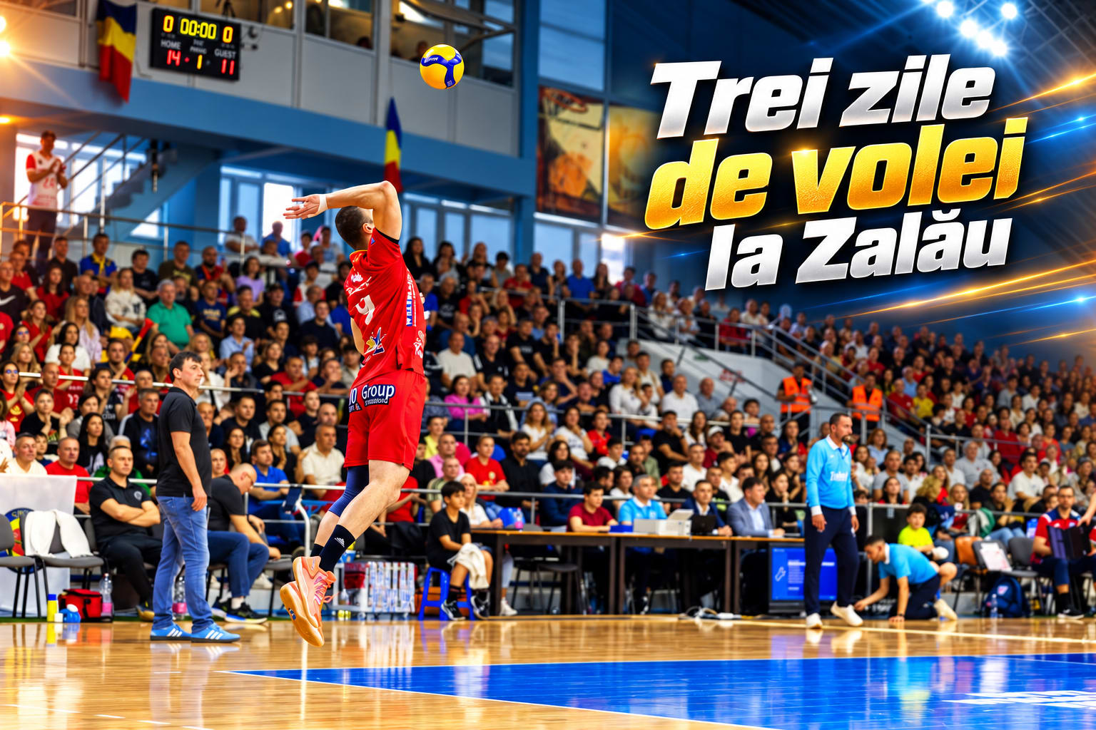 Trei zile de volei în Sala Sporturilor din Zalău