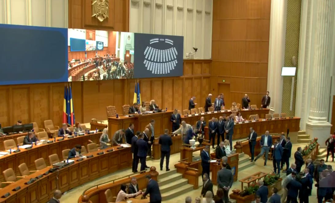 sediu Parlament România, vot în plen sediu Parlament România, vot în plen