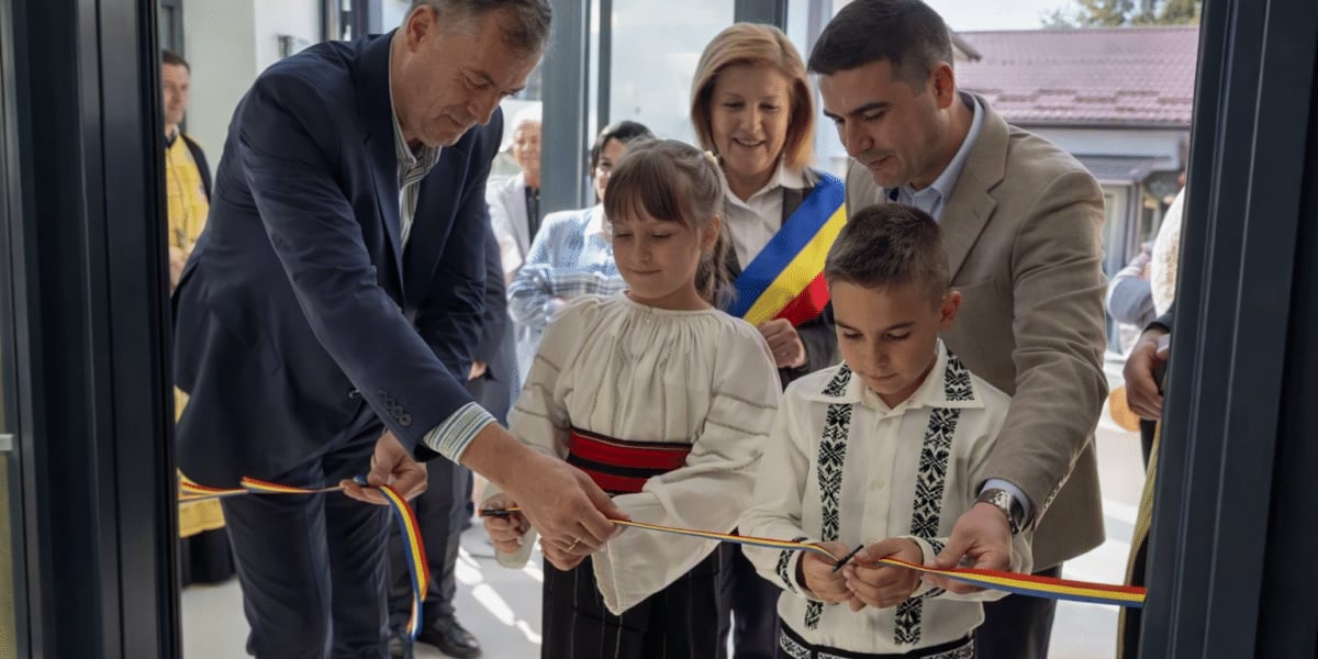 Noul corp de școală din Voitinel, modern și spațios Noul corp de școală din Voitinel, modern și spațios