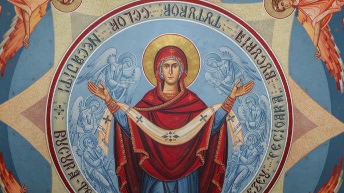 icoană cu Maica Domnului în rugăciune, sărbătoare religioasă