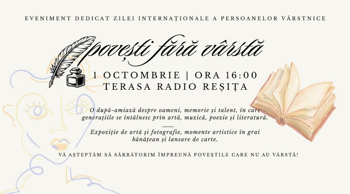 Radio Reșița organizează evenimentul «Povești fără vârstă» de Ziua Internațională a Persoanelor Vârstnice