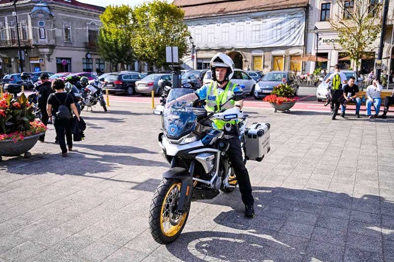 motocicletă donată Poliției Locale Baia Mare motocicletă donată Poliției Locale Baia Mare