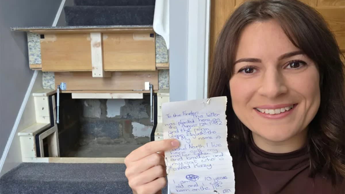 Scrisoare din 1982 a unei fetițe de 10 ani, descoperită sub scări într-o casă din Essex