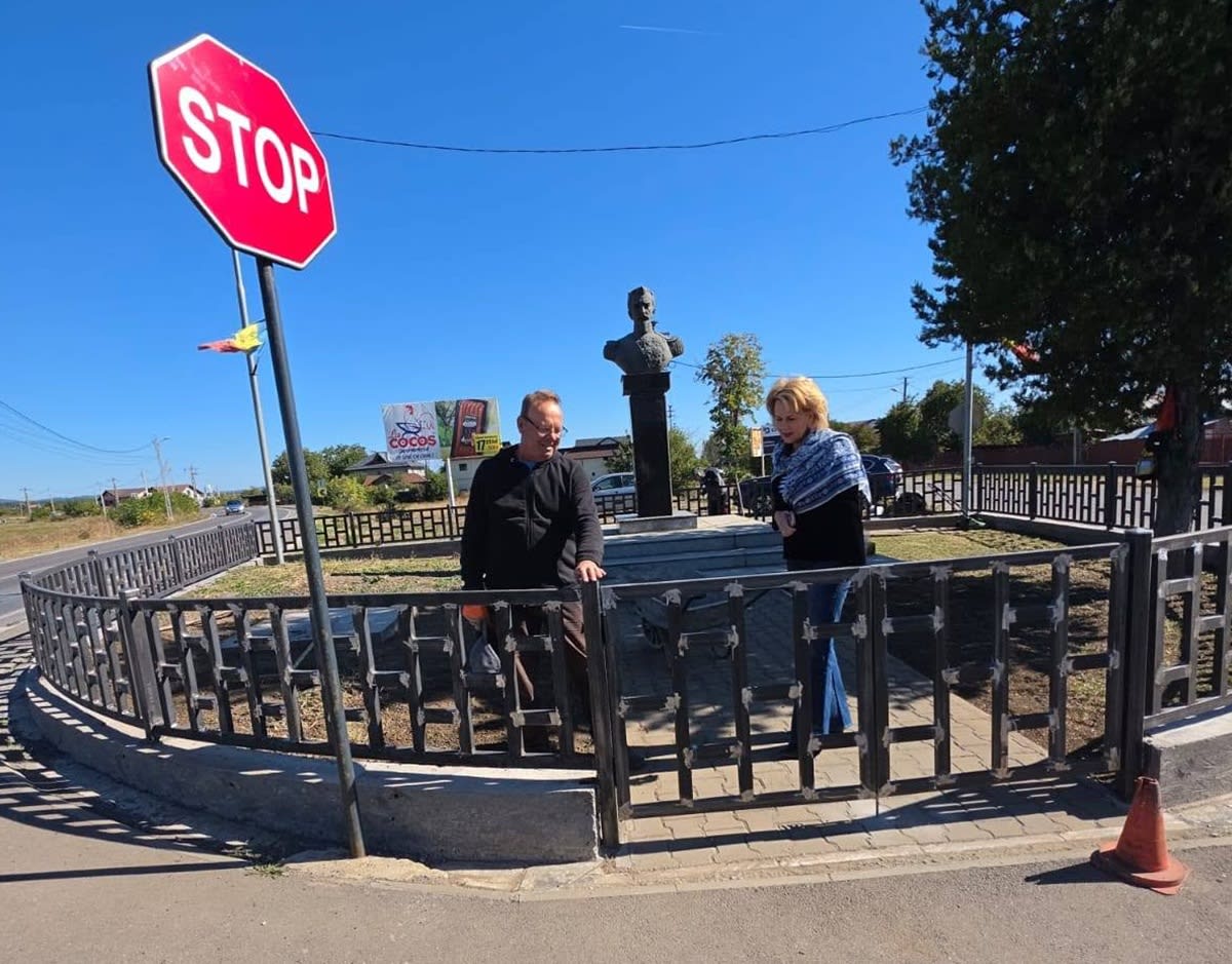 Lucrările la monumentul lui Alexandru Ioan Cuza din Florești se apropie de finalizare