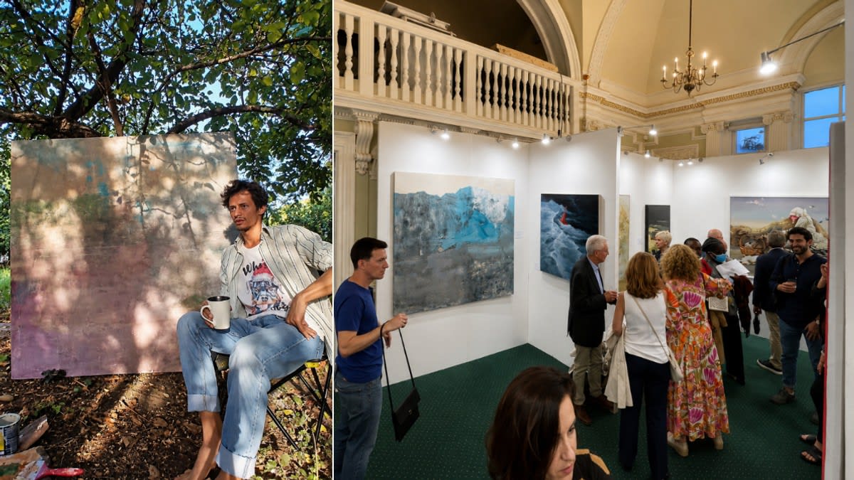 Adrian Dică, artist român, expune la Academia Regală de Arte din Londra: pictura, un mod de a gândi