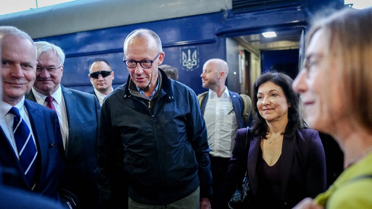 Friedrich Merz la Kiev, vizită neanunțată, sprijin pentru Ucraina