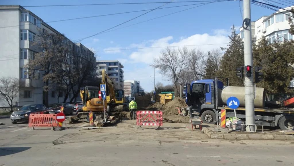 stradă în construcție Buzău stradă în construcție Buzău