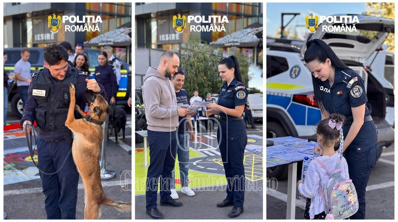 Polițiștii din Dâmbovița au organizat activități pentru Ziua Internațională a Animalelor