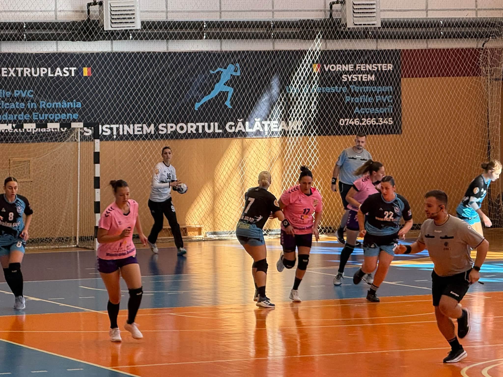 meci de handbal feminin între CSM Roman și CSM Galați meci de handbal feminin între CSM Roman și CSM Galați