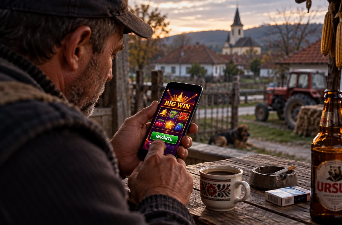 Jocurile de noroc în Oltenia rurală, accesate acum prin telefon