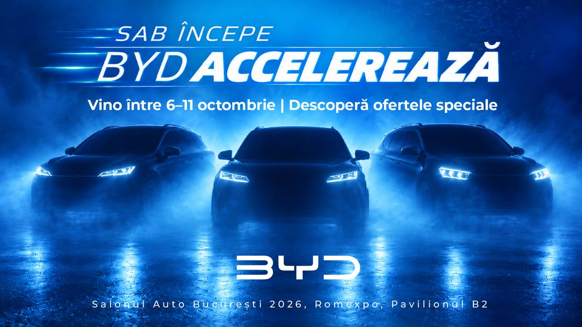 BYD oferă cea mai bună ofertă pentru Sealion 5 la Salonul Auto București 2026