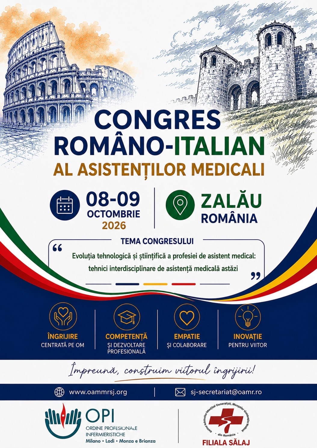 Municipiul Zalău găzduiește congresul medical româno-italian din 8-9 octombrie 2026