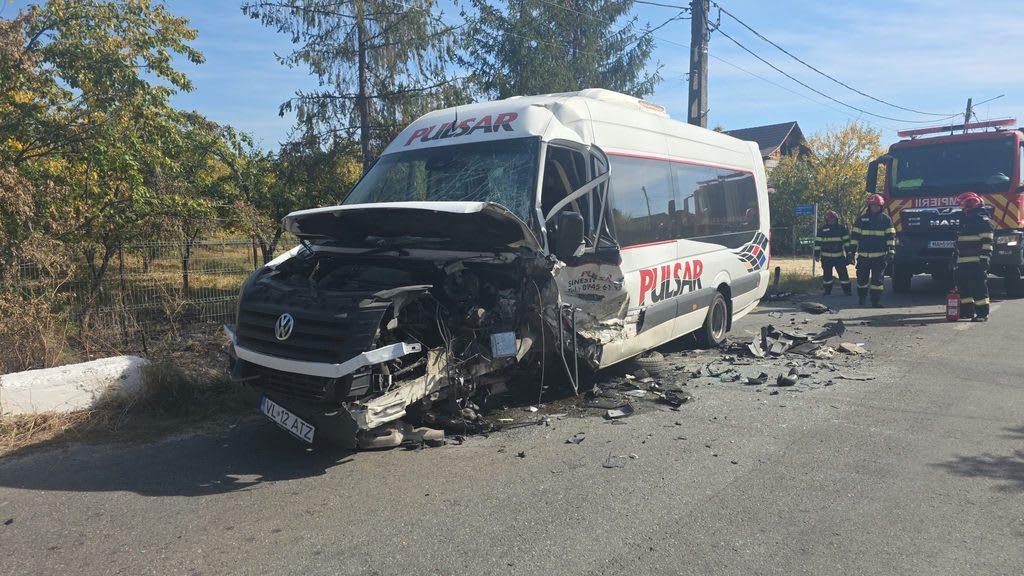 Accident rutier la Mateești Accident rutier la Mateești