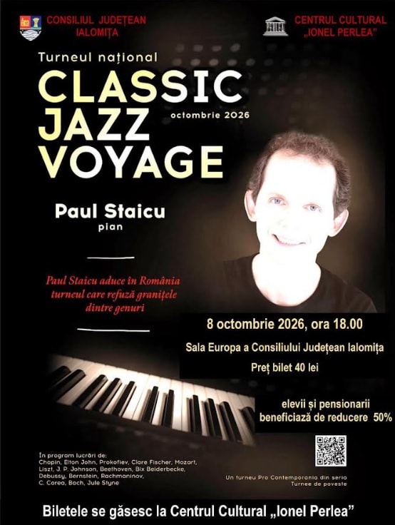 Paul Staicu la pian, recital de jazz