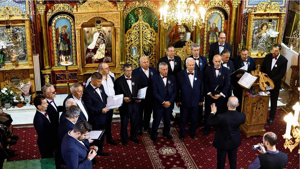 Corul bărbătesc „Armonia” la festival