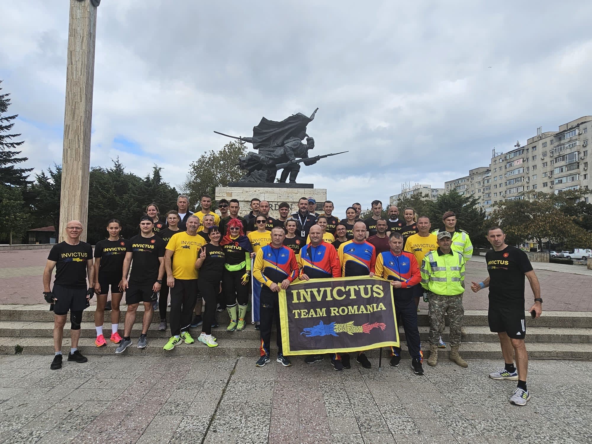Ștafeta Veteranilor Invictus în alergare