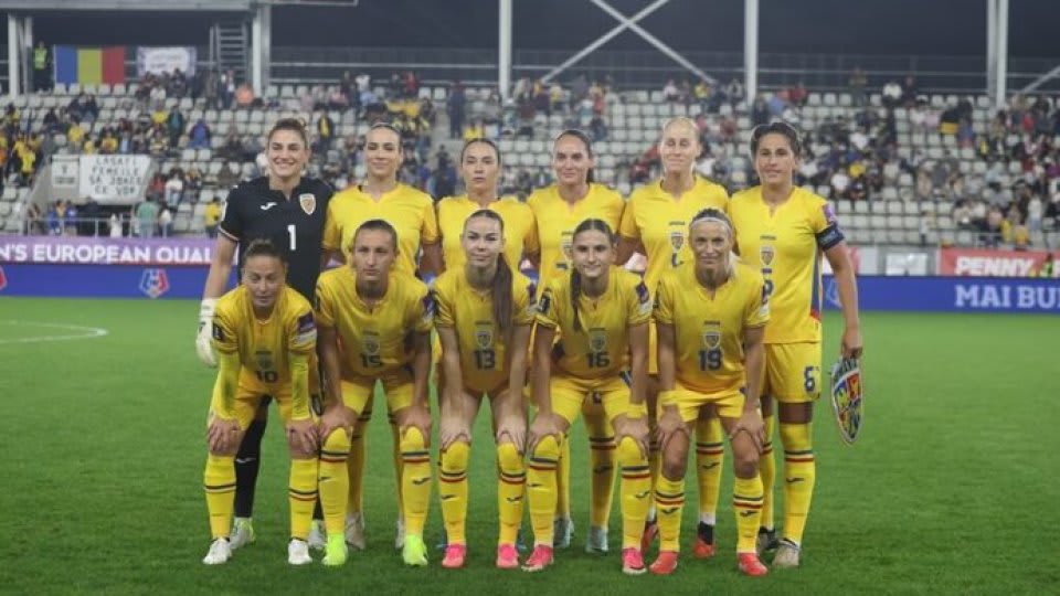 Meci de fotbal feminin România Norvegia