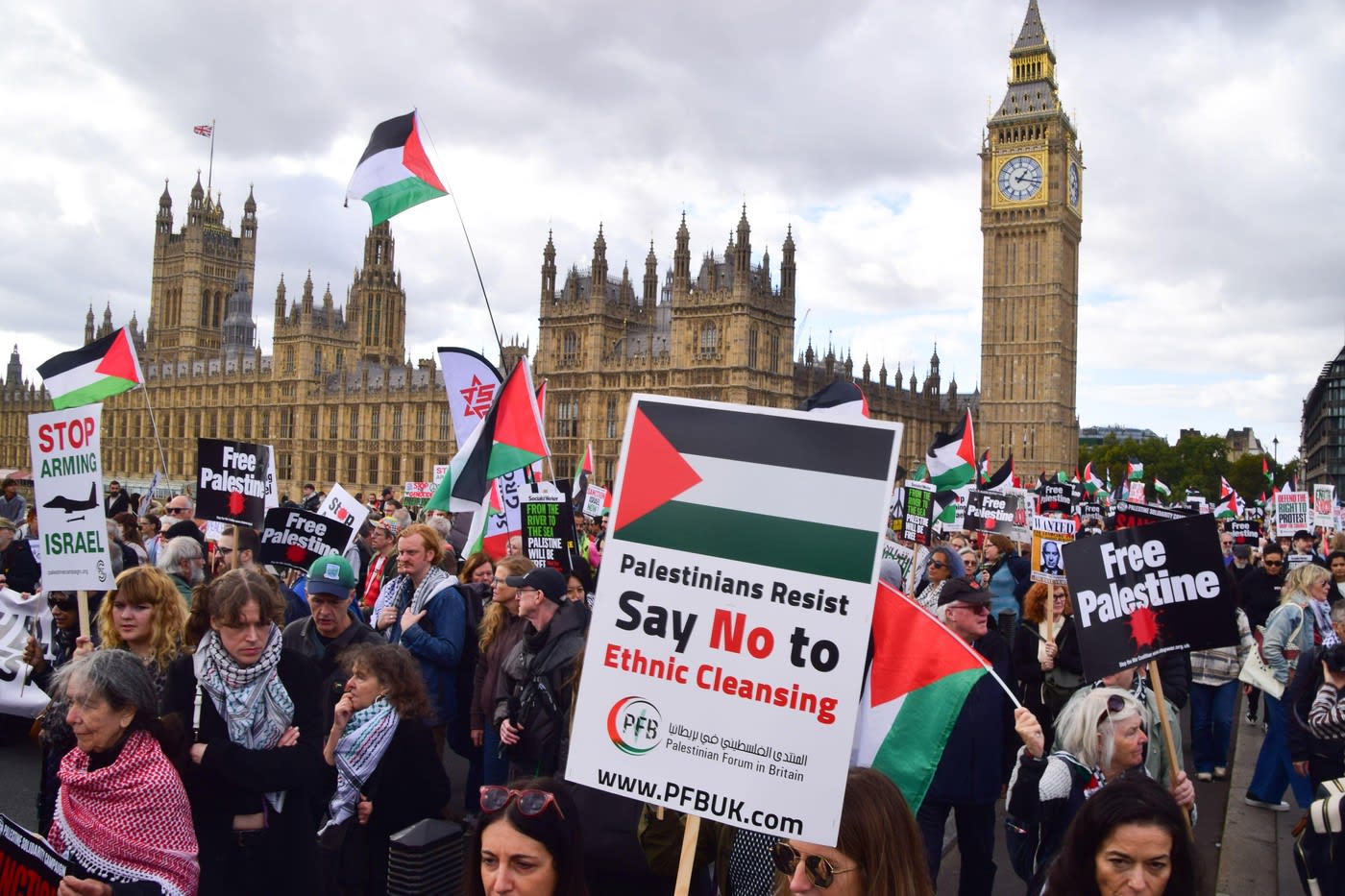 Demonstrații pro-palestiniene în Londra