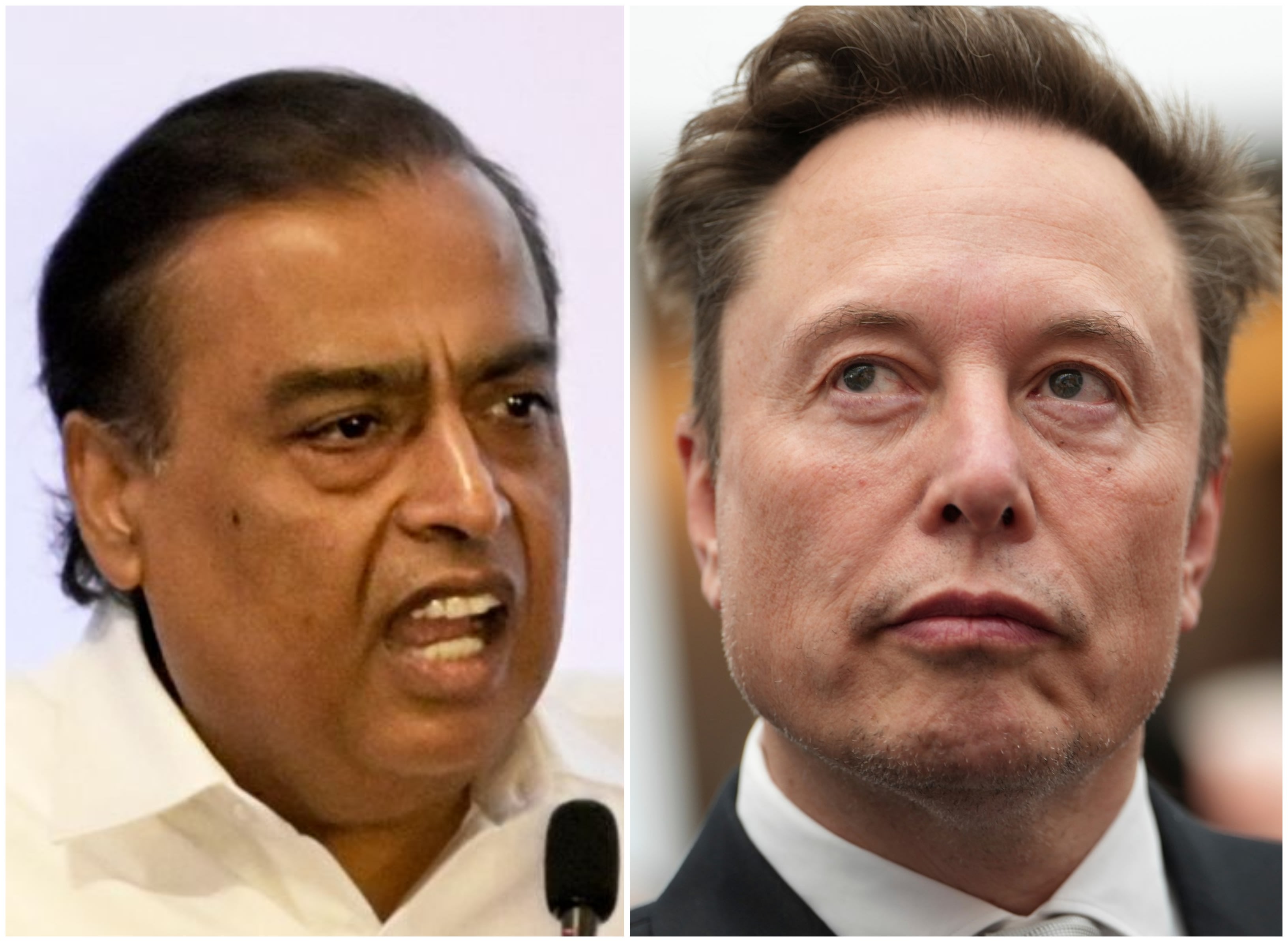 Elon Musk și Mukesh Ambani în dispută