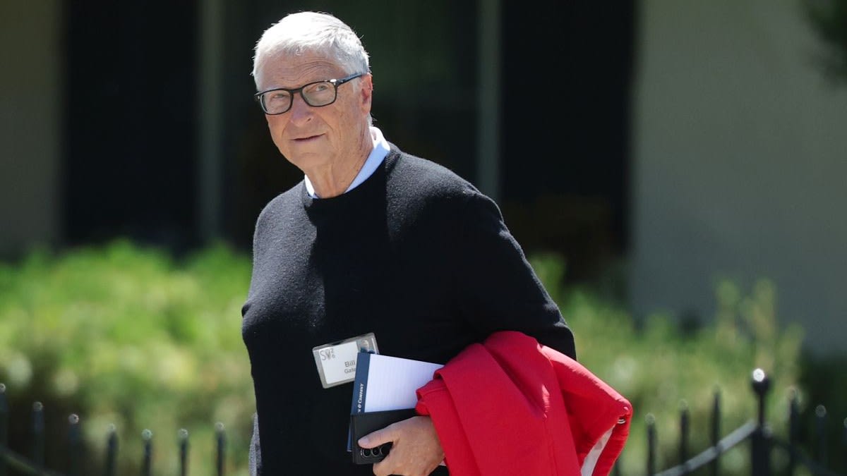 Bill Gates discutând despre atacuri cibernetice
