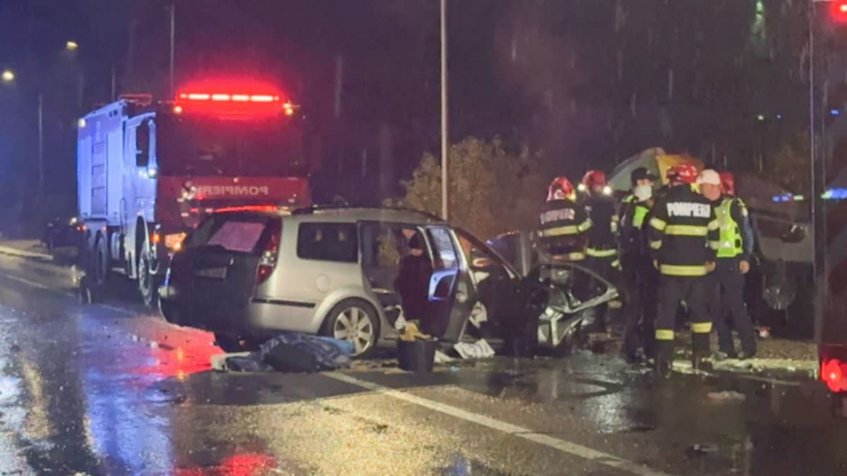 Trei tineri s-au stins din viață într-un accident pe DN 67, la Mihăești, Vâlcea
