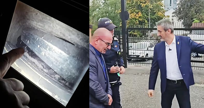 Primarul Slatinei a descoperit saci și un posibil sicriu ascunse în Cimitirul Strehareți