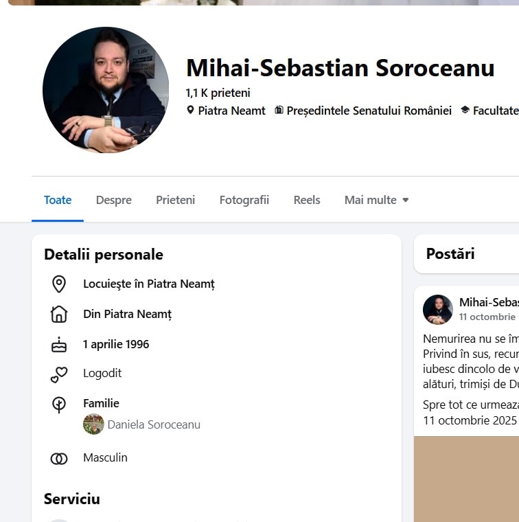 Mihai Sebastian Soroceanu, director adjunct DGASPC Neamț