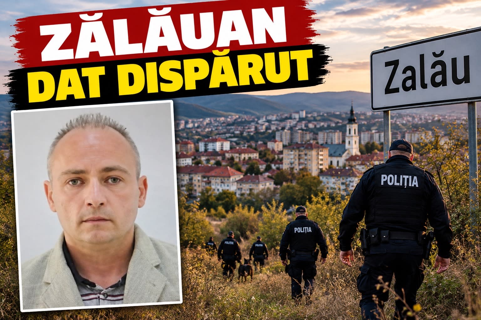 Zălăuan dispărut de la domiciliu pe 13 octombrie