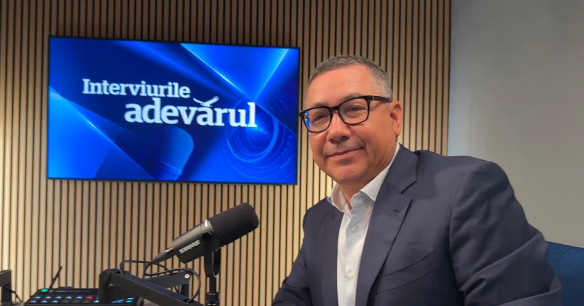 Victor Ponta la o emisiune televizată