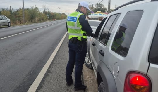 Polițiștii din Giurgiu au aplicat 224 de sancțiuni în acțiunea ROADPOL pentru siguranța rutieră