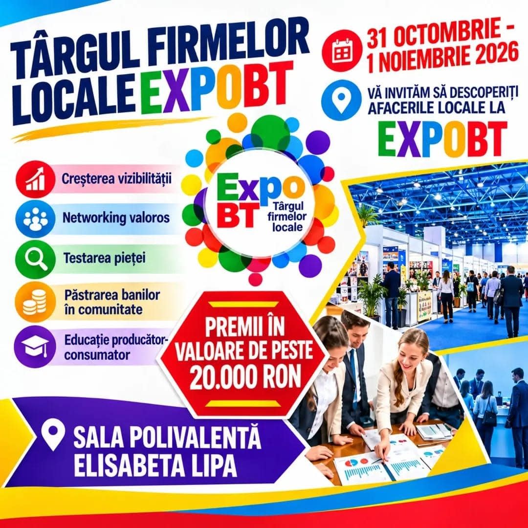 EXPO BT revine la Botoșani! Bogdan Strungariu pregătește o nouă ediție a târgului care aduce împreună afacerile locale