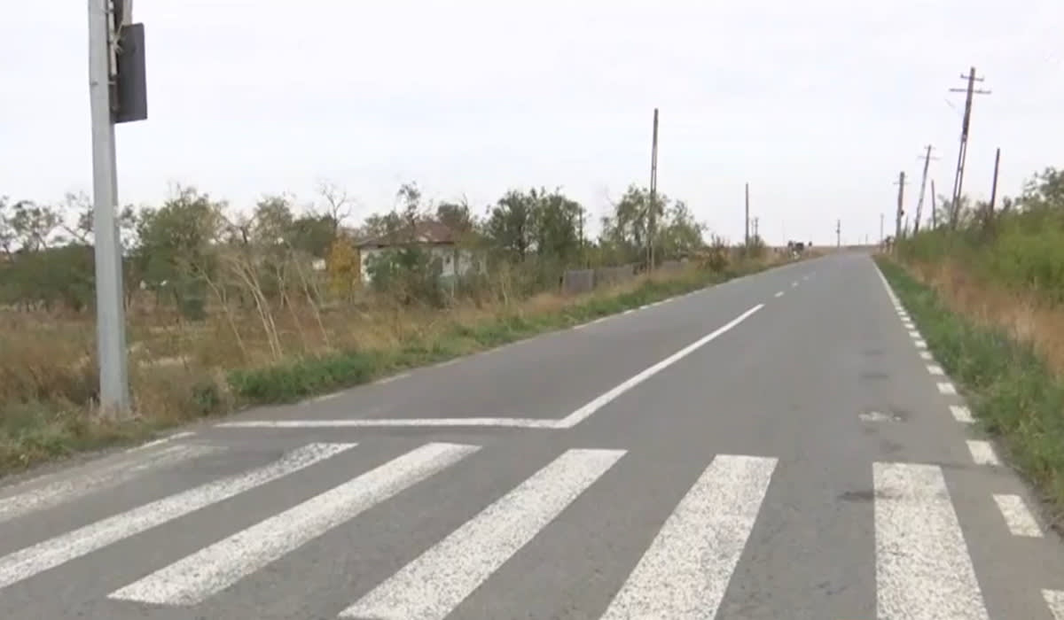 Trecere de pietoni în câmp, Ariciu, Brăila