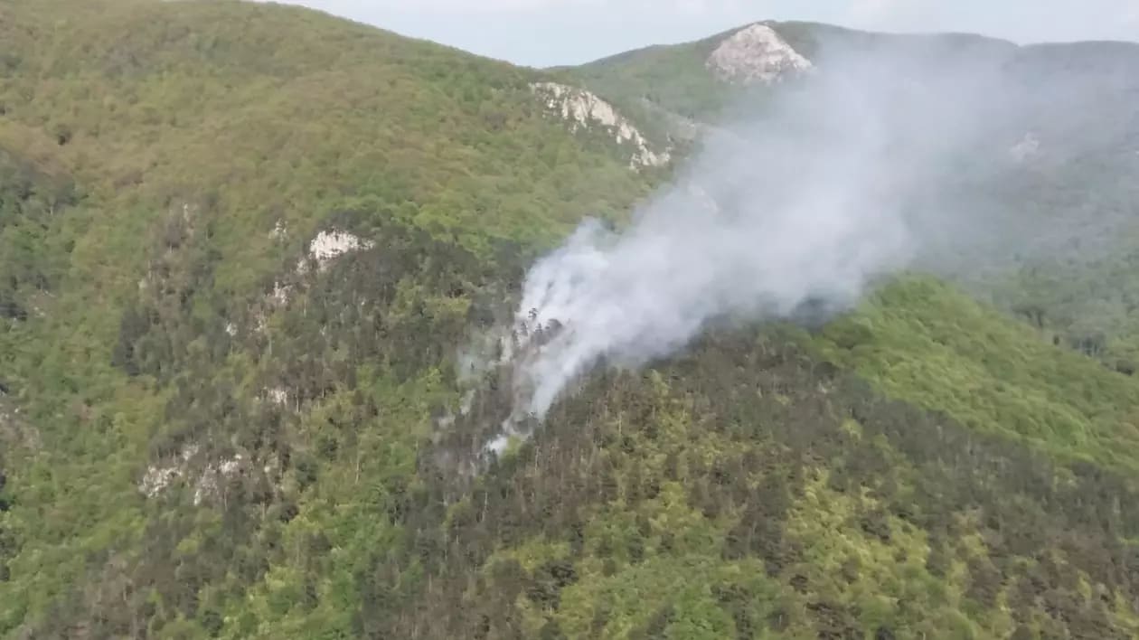 Incendiul din Domogled: noi focare identificate, DN 67D rămâne închis