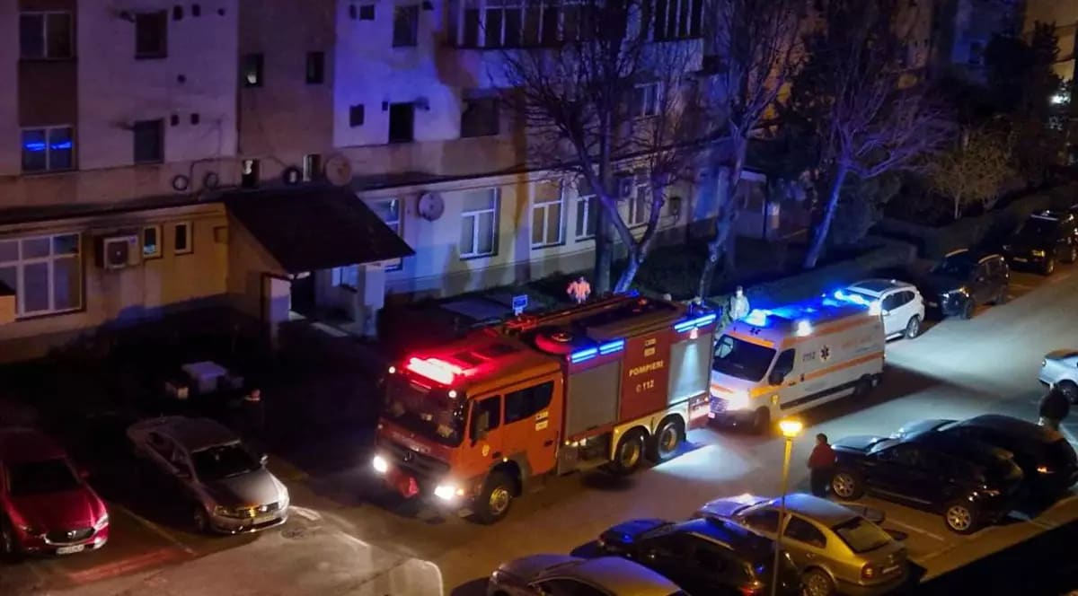 Incendiu la o locuință din Târgu Jiu