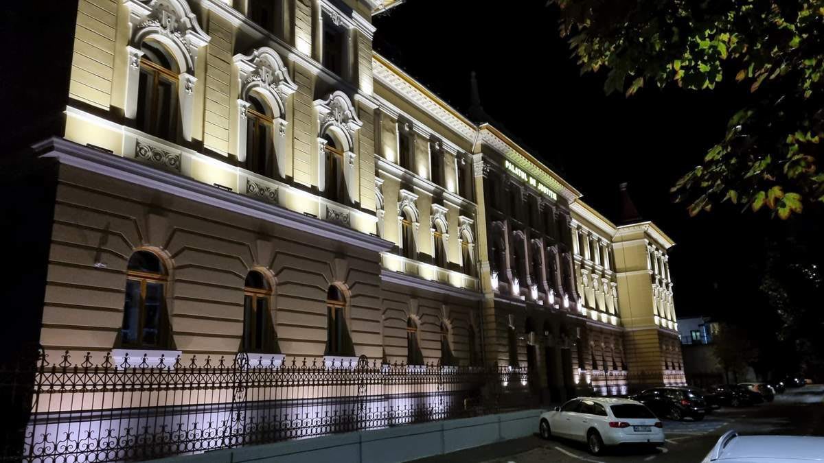 Palatul Administrativ din Târgu Mureș în restaurare