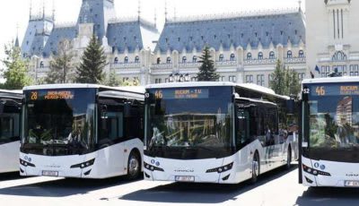 transport public în Iași, autobuze și tramvaie în centru