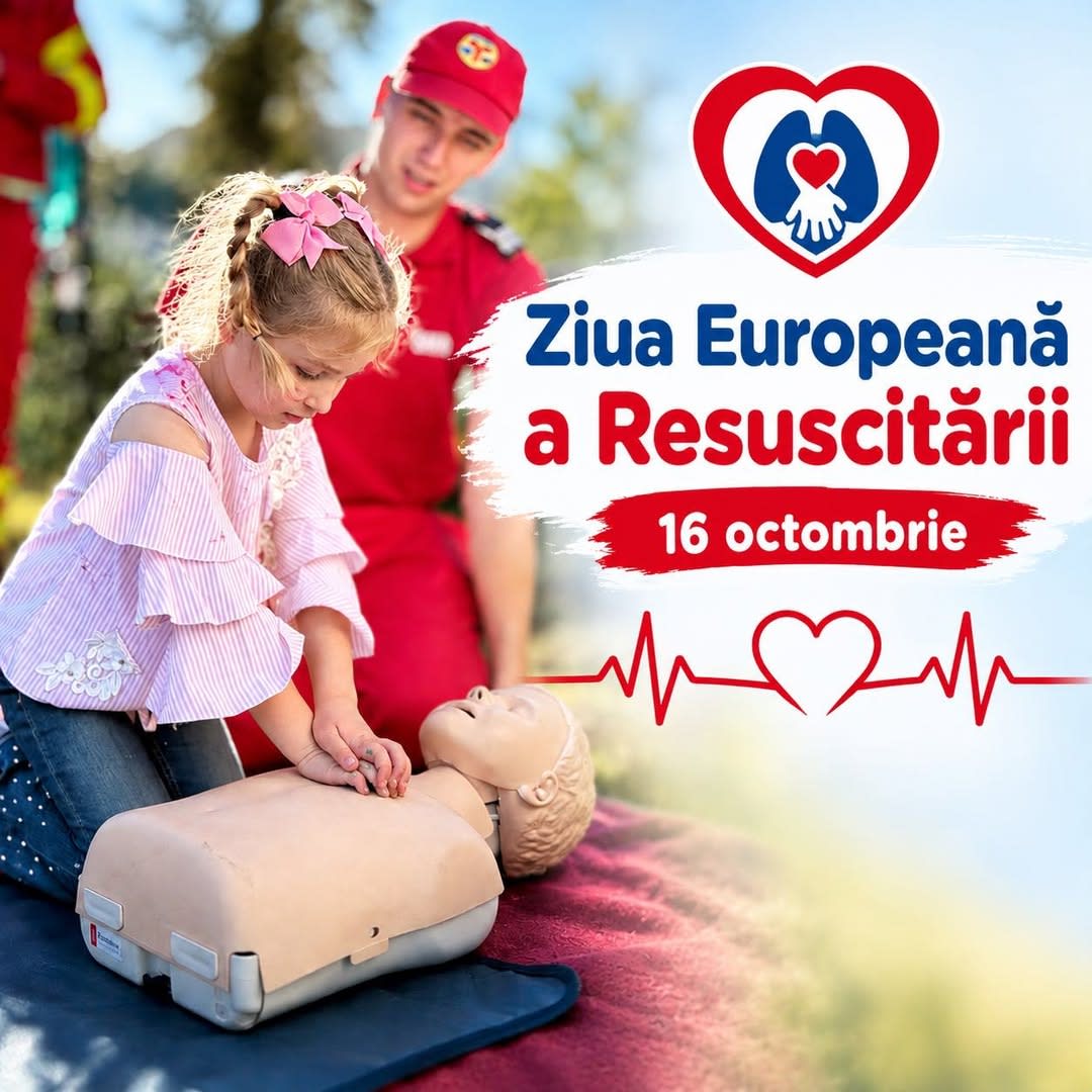 ISU Botoșani marchează Ziua Europeană a Resuscitării și subliniază importanța intervenției rapide