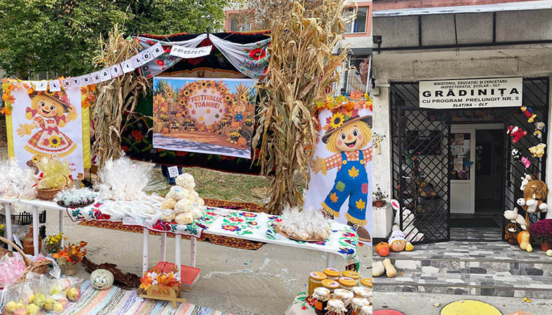 Festivalul Toamnei la Grădinița nr. 5 din Slatina